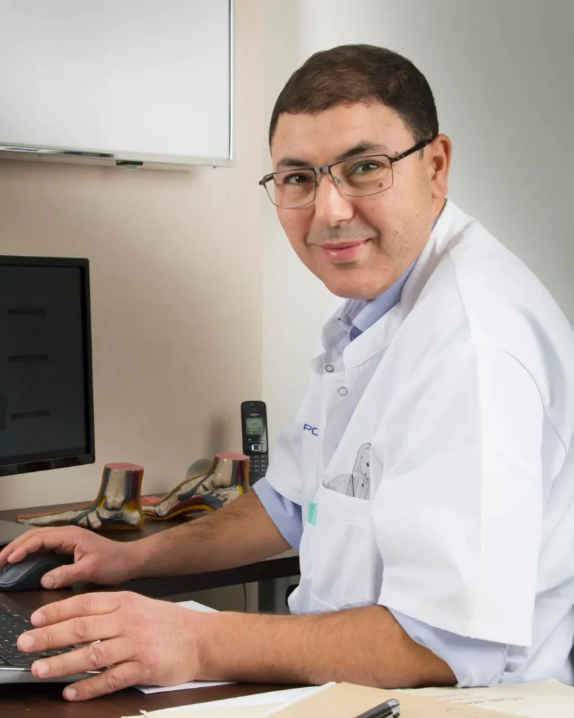 partenaire d'Elodie Nakkach : Abdel Loulizi (Pododistin) - podologue